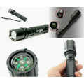 Bright LED Flashlight with Compass